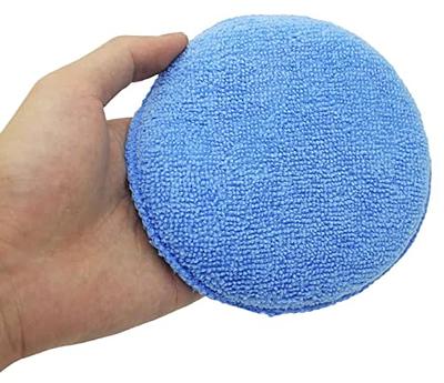 Soft Microfiber Car Wax Applicator Pad Washing Waxing Polishing