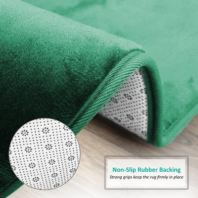 Memory Foam Bath Mat Set, 2 Piece Soft Bathroom Rugs,17X24 and