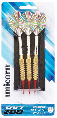 Unicorn High-Quality, Recreational 300 Soft Dart Set Includes Soft