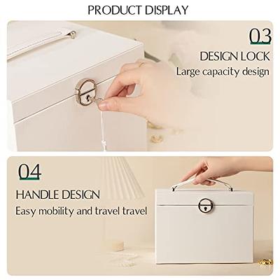 Necklace Display Holder Multifunctional Earring Organizer Box with