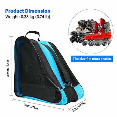 Roller Skate Bag, Breathable Ice Skate Bags with Adjustable