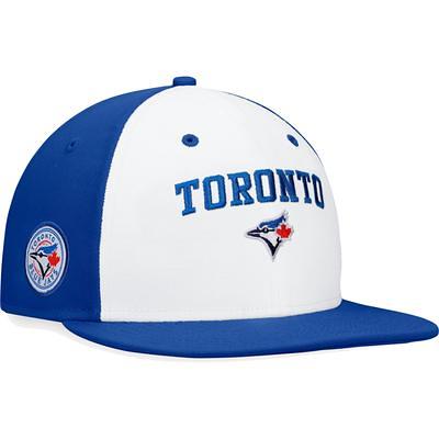 Toronto Blue Jays Pro Standard Logo Snapback Hat - White/Royal