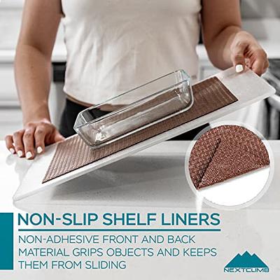 Kitchen Shelf Liner Drawer Liners, Non-Adhesive Refrigerator Liners  Waterproof Fridge Mats with Strong Durable Kitchen Cabinets Mat for  Drawers