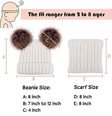 Simplicity Women Winter Beanie Hat Warm Fleece Lined Knit Beanie pom pom  Winter Hat for Women Pom Pom Beanie Womens Beanie, Black Beanie at