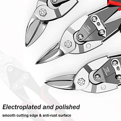 HVAC Premium Left Cut Aviation Snips - Metal, Tin Cutting Shears