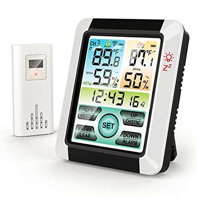 LIORQUE Weather Station Wireless Indoor Outdoor, Digital Weather