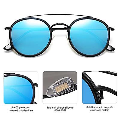  Pro Acme Small Round Polarized Sunglasses for Men