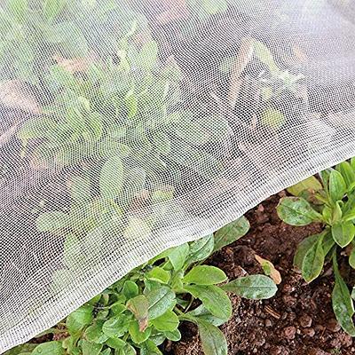 Garden Insect Netting Pest Barrier: 10'x25' Bug Netting for Garden