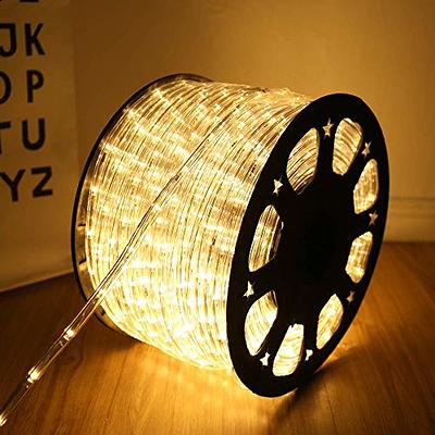 HuiZhen 100 Feet 720 LED Rope Lights,2-Wire Low Voltage Waterproof