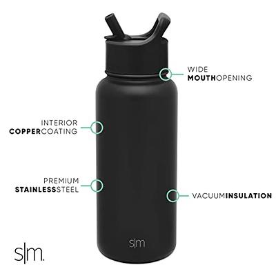 Simple Modern Water Bottle with Straw Lid Vacuum Insulated