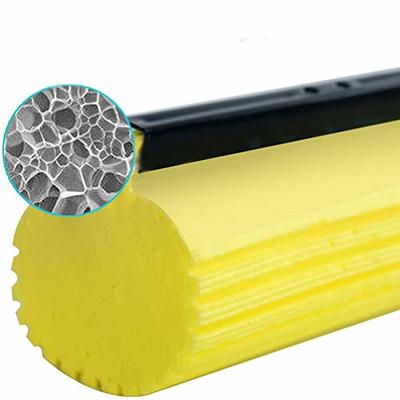 Rubbermaid Commercial Steel Roller Sponge Mop Head Refill - Yellow