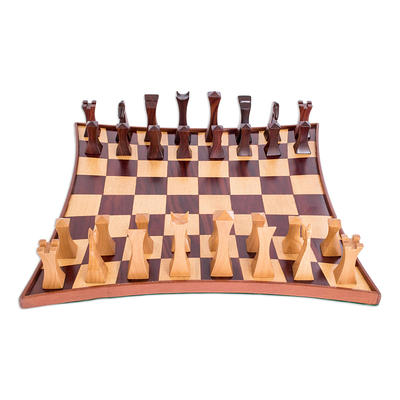 Novica 2 Player Wood Chess