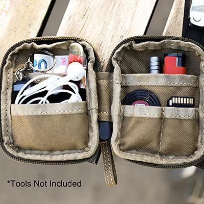 VE10 EDC Tool Pouch, Small EDC Organizer Pouch with 7 Pockets