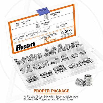 M3 M4 M5 M6 M8 M10 M12 Stainless Steel Helicoil Insert Thread Repair Inserts