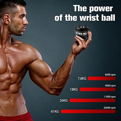 Parallel Halo Power Wrist Ball AUTO Start Wrist Exercises Force Ball  Gyroscope Ball Wrist and Forearm Exerciser Arm Strengthener for Stronger  Muscle