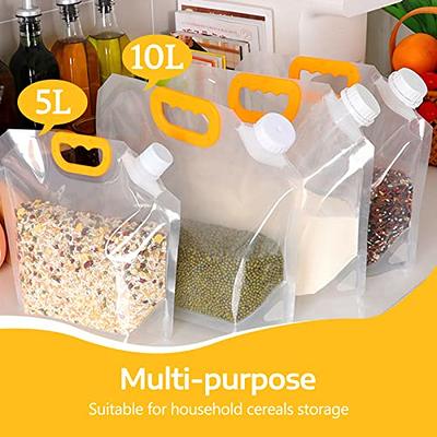 Spoilu Collapsible Water Container Bag, Food Grade Transparent Plastic Water  Storage Containers, Camping and Hiking Backpacking Emergency Water Storage  Bag, Water Bags for Drinking 1.32 Gallon - Yahoo Shopping