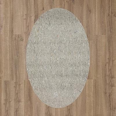 Mohawk Home Dual Surface Rug Pad Utility Solid Grey Rug Pad, 1/4 Thick (6'  x 9' Oval) - Yahoo Shopping