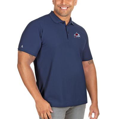 Men's Antigua Blue Miami Marlins Legacy Pique Polo