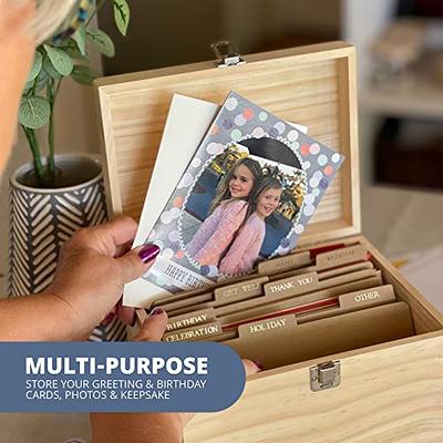 Greeting Card Organizer with Dividers