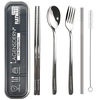 Travel Utensil Set, Portable Traveling, Fork, Spoon, Chopsticks