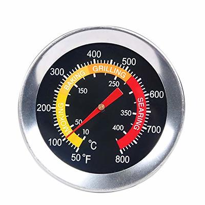 KitchenAid KQ903 3-in Analog Dial Oven/Appliance Thermometer, Temperature Range: 100F to 600f, Stainless Steel