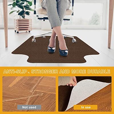 HOMEK Office Chair Mat for Hardwood Floor - 36'' x 48'' with Lip, Easy  Glide Computer Desk Chair Floor Mat on Wood Tile Floor - Plastic Rolling  Chair Mat for Hard Floors 