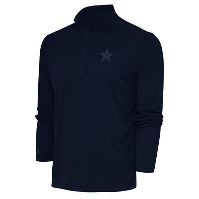 Dallas Cowboys Antigua Pace Big & Tall Quarter-Zip Pullover Jacket - Navy