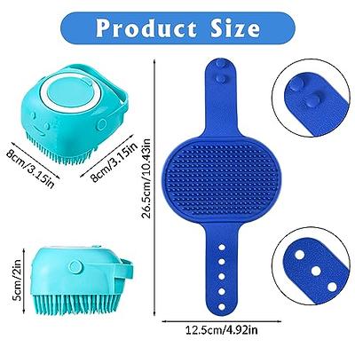 Dog Bath Brush Dog Grooming Brush, Pet Shampoo Brush Massage Rubber Comb  with Adjustable Ring Handle for Short Long Haired Dogs and Cats - Yahoo  Shopping