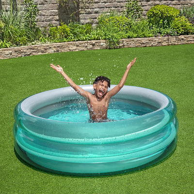 MoKo Swim Rings With Glitter, 90cm Diameter Inflatable Pool Float Swimming Pool Float Tube Round Shaped Swimming Tube Water Fun Beach Pool Toys For