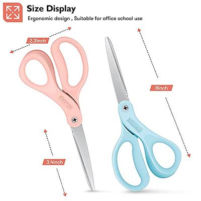 Pastel Scissors, Niutop 8 All Purpose Scissors Heavy Duty