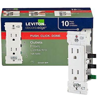 Decora 15 Amp Tamper Resistant Combo Switch and Outlet, White