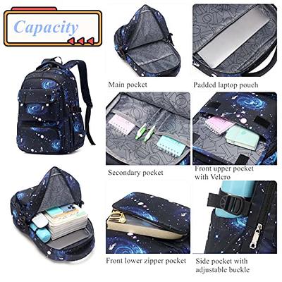 LEDAOU Lunch Backpack Kids Backpacks with Lunch Compartment Boys Girls  Bookbag Insulated Lunch Bag for Preschool Elementary (Rainbow Blue) - Yahoo  Shopping