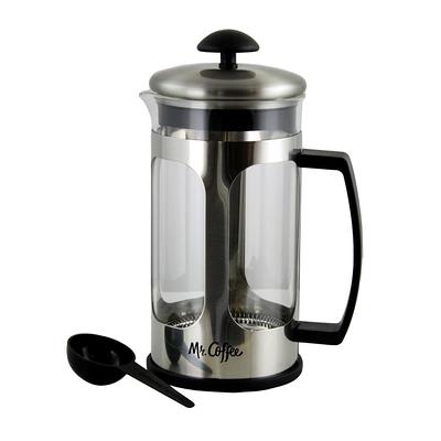SterlingPro French Press Coffee Maker-Double Walled Large Coffee Press with  2 Free Filters- Granule-Free Coffee, Stylish Rust Free Kitchen