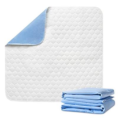 4 Pack Washable Bed Pads/Reusable Incontinence Underpads 18x24 - Blue,  Green, Tan and Pink - Ideal for Children and Adults Wholesale Incontinence  Protection/Cloth Chucks Bed Pads Washable - Yahoo Shopping