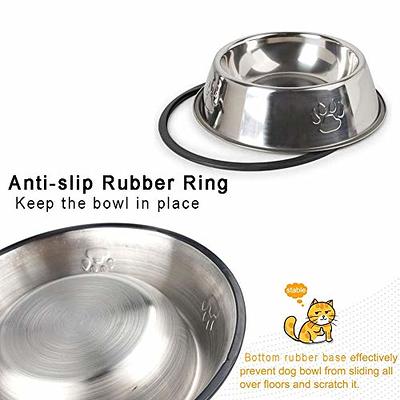 Stainless Steel Dog Bowls (2 Pack)