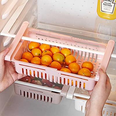 3 Partition Fridge Storage Container Boxes Organizer, Vegetable Refrigerator  Plastic Storage Box For Kitchen, For dry