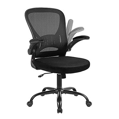  Office Chair with Foot Rest, Rubber Wheels Desk Chair with  Lumbar Support, Adjustable Headrest & 3D Armrest, Mesh Computer Chair for  Adults, Reclining Home Office Chair BlackGray : Home & Kitchen