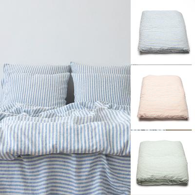 Truly Soft Ticking Stripe Sheet Set, White, Queen