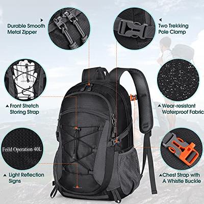 RAINSMORE Hiking Backpack 40L Waterproof Camping Backpack