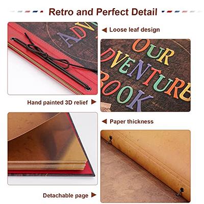 Big Size 12x12 Inch 60 Pages Scrapbook Photo Album,Our Adventure Book 3D  Retro Embossed Letter Hard Cover Movie Up Travel Journal Memory Book For  Couples,For Best Friend Gift,Valentines Day Gifts - Yahoo