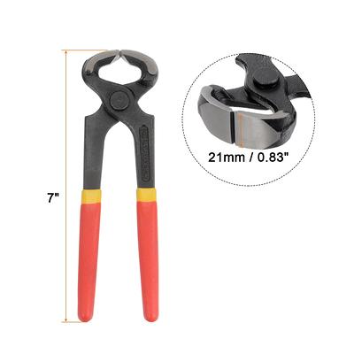 End Cutting Pliers 7 Nail Nippers Puller Plier with Red Yellow Plastic  Handle - Red Yellow - 7 Inch - Yahoo Shopping