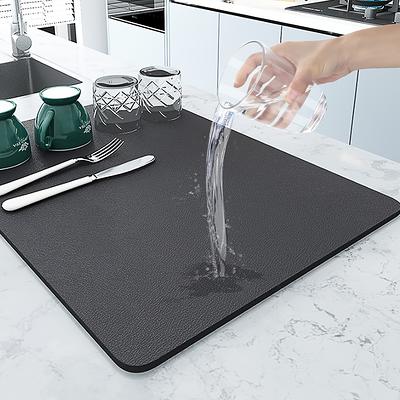 Microfiber Dish Drying Mat Absorbent Dish Drainer Kitchen - Temu