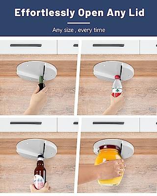 EZ Jar Opener Weak Single Hand Under Cabinet Counter Lid Opener Senior  Arthritis