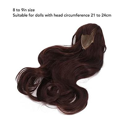 Custom-made Doll Hair Wig Heat Resistant Long Curly, 4-5inch/10-12cm Head  Circumference, Wig for Barbie or Similar 1:6 Scale Dolls 