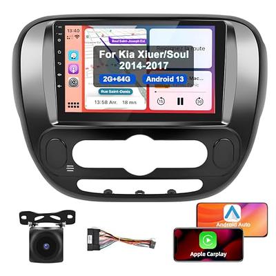 [2G+64G] Android 13 Double Din Vertical Car Stereo with Wireless/Wired  Apple Carplay & Android Auto, 9.7 inch Touch Screen Head Unit Radio