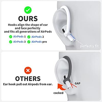 WC HookZ V2 Over Ear Hooks for Apple Airpods (1, 2, 3, Pro) – Wicked  Cushions