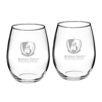 Louisville Cardinals 2-Piece 21oz. Stemless Wine Glass Set