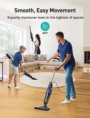 DEVOAC Cordless Vacuum Cleaner, Lightweight with Rechargeable Battery,  Convenient 6 in 1 Handheld Stick Vacuum Cleaner with Powerful Suction for