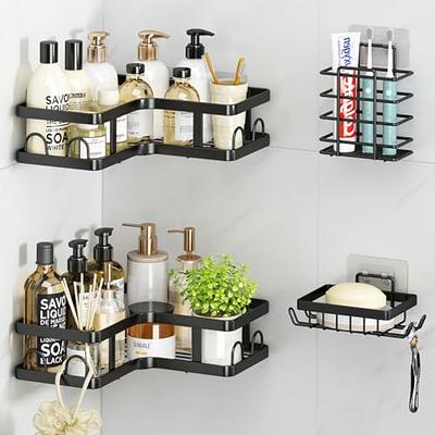  Walden Theory™ Removable Wall Adhesive Shampoo Holder, Hand  Body Wash, Conditioner and Personal Care Product Drill-Free Organizer,  Bottle Holder, Minimalistic Shower Caddy : Home & Kitchen