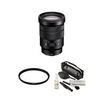 Sony E PZ 18-105mm f/4 G OSS Lens with UV Filter Kit SELP18105G